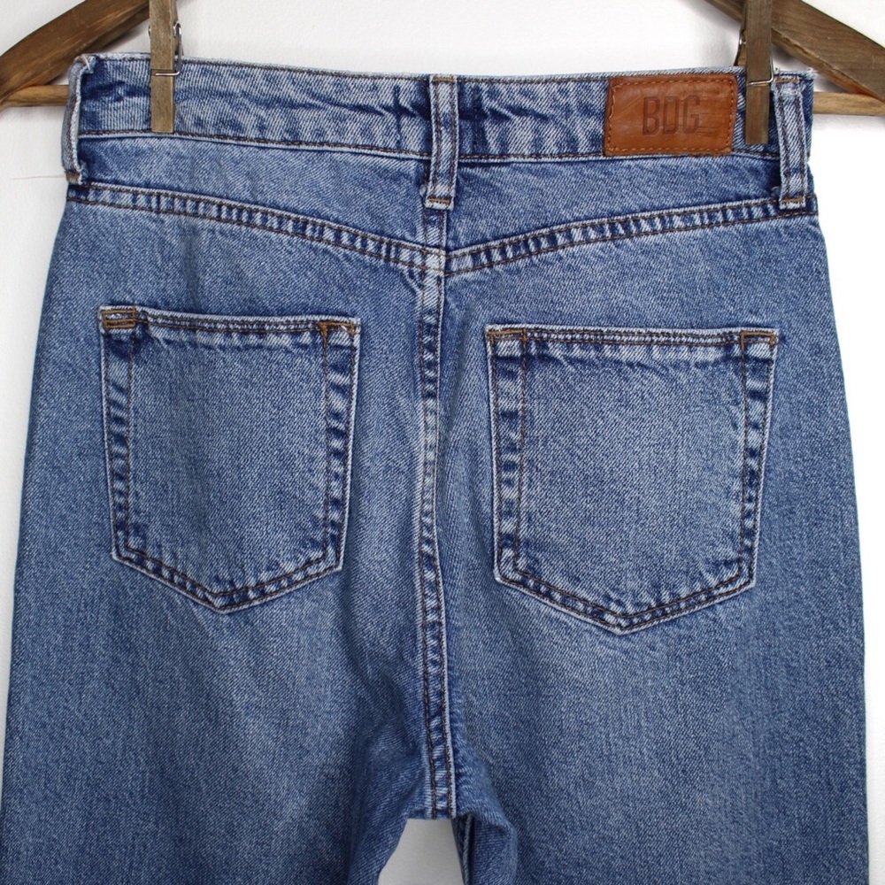 BDG Mom Pintuck Pleated Jeans 24 x 32 Preowned Vintage Look - Picture 9 of 11